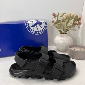 Birkenstock Mogami Terra Birko-Flor Apex Black Women 11/Men 9 NWB Regular Fit